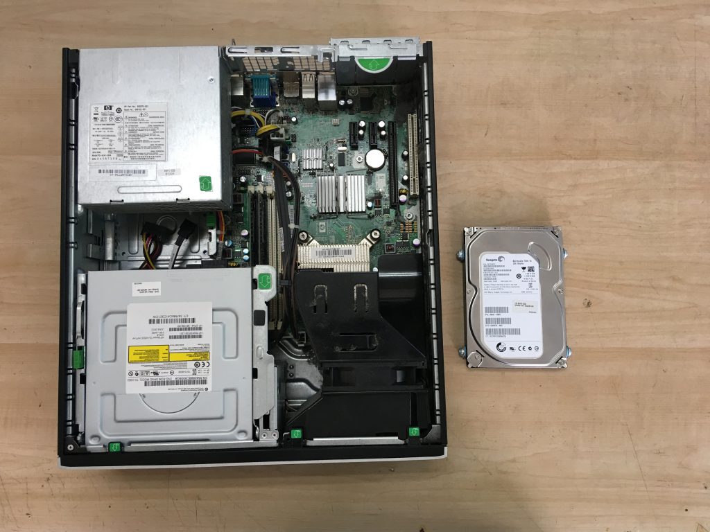 Hp Conpaq 6005のデータ復旧とハードディスク交換 鹿児島市でデータ復旧とパソコン修理のお仕事